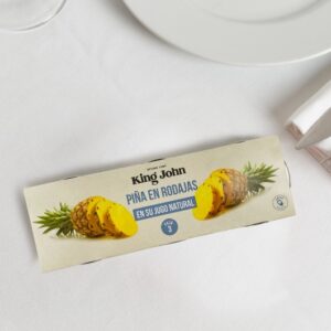 Piña en rodajas en su jugo natural pack